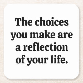 Porta-copo De Papel Quadrado Opções que você faz Porta copos de papel