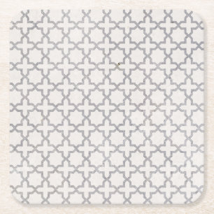 Porta-copo De Papel Quadrado Ornamento Arabe Elegante