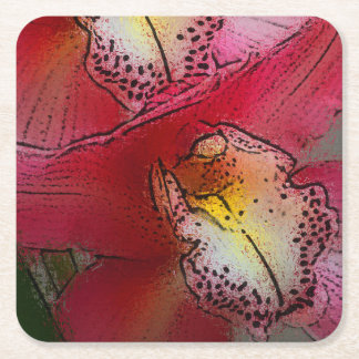 Porta-copo De Papel Quadrado Orquídea_2015_0503