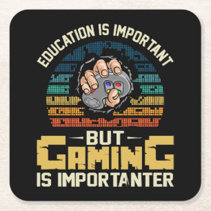 Porta-copo De Papel Quadrado os jogos são mais importantes
