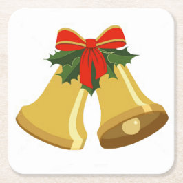 Porta-copo De Papel Quadrado Os sinos estão tocando