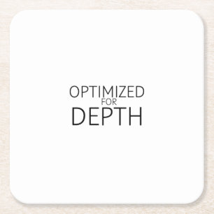 Porta-copo De Papel Quadrado Otimizado Para Profundidade Minimalista Técnica