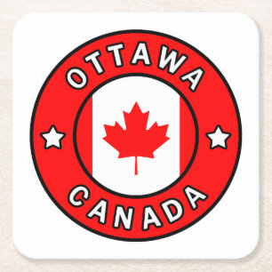 Porta-copo De Papel Quadrado Ottawa Canadá