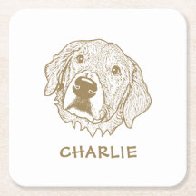 Ouro Retriever Dog Personalizado