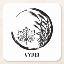 Porta-copo De Papel Quadrado Outono / Queda