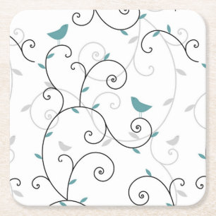 Porta-copo De Papel Quadrado padrão 3