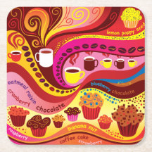 Padrão de Café e Muffins