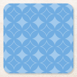 Porta-copo De Papel Quadrado Padrão de expedição azul-céu