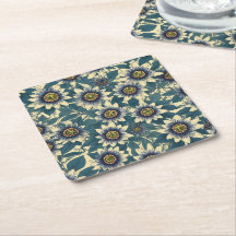 Padrão de Flor Azul Paixão