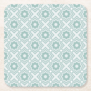 Porta-copo De Papel Quadrado Padrão de Latência Tangida