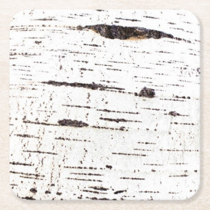 Porta-copo De Papel Quadrado Padrão de latido de aves