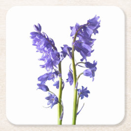 Porta-copo De Papel Quadrado Padrão do Tecido Bluebell.