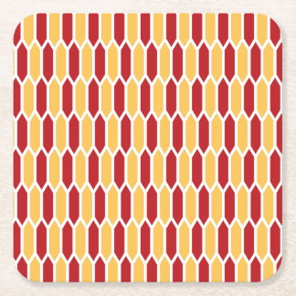 Porta-copo De Papel Quadrado Padrão Geométrico