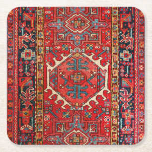 Porta-copo De Papel Quadrado Padrão Persa Antigo, Oriental 