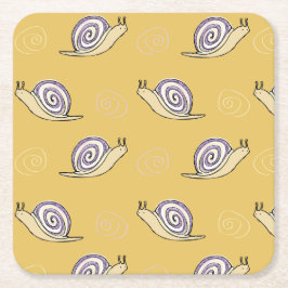 Porta-copo De Papel Quadrado Padrões para unhas e espirros ilustrados