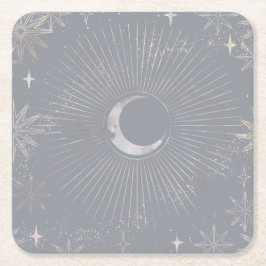 Porta-copo De Papel Quadrado Pale Moon Burst