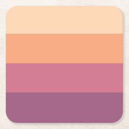 Porta-copo De Papel Quadrado Paleta de Colheita-