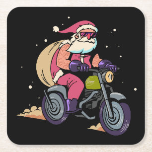 Porta-copo De Papel Quadrado Papai Noel Travesso