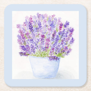 Porta-copo De Papel Quadrado Papel flexível para Lavanda de aquarelas com pintu