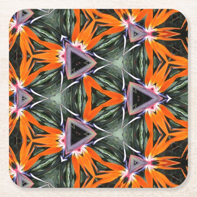 Porta-copo De Papel Quadrado Paper Coaster (Frente)