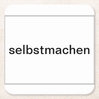 Porta-copo De Papel Quadrado Pappuntersetzer selber gestalten