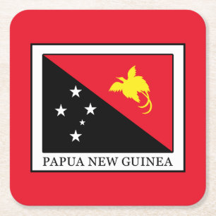 Porta-copo De Papel Quadrado Papua-Nova Guiné
