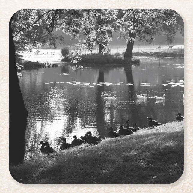 Porta-copo De Papel Quadrado Par Life (Frente)