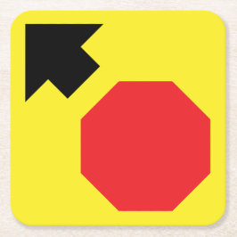 Porta-copo De Papel Quadrado Parar Adiante da Porta copos de Papel em Forma de 