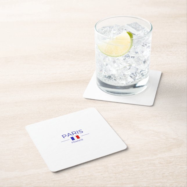 Porta-copo De Papel Quadrado paris en France (Insitu)