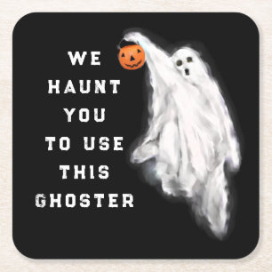 Porta-copo De Papel Quadrado Parte Dia de as Bruxas engraçado