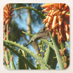 Porta-copo De Papel Quadrado Pássaro Humino Chinês Negro em Voo