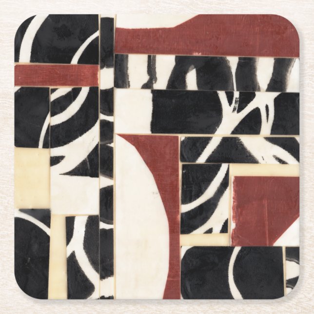 Porta-copo De Papel Quadrado Peças e partes I (Frente)