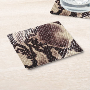 Porta-copo De Papel Quadrado Pele de Porta copos de papel