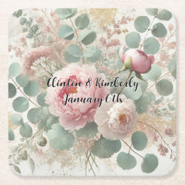 Porta-copo De Papel Quadrado Peony Drama Paper & Party Plates