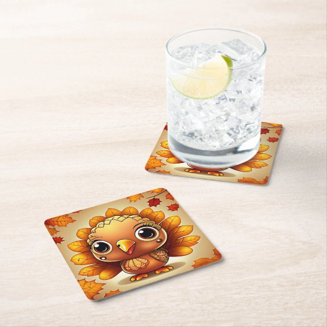 Porta-copo De Papel Quadrado Pequeno Turquia 3 (Insitu)