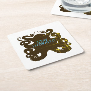 Porta-copo De Papel Quadrado Permanecer Hidratado