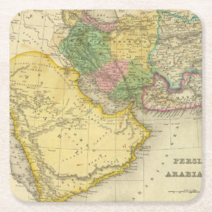 Porta-copo De Papel Quadrado Persia Arábia