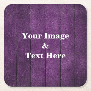 Porta-copo De Papel Quadrado Personalizado Personalizado Sua Própria Foto Pra