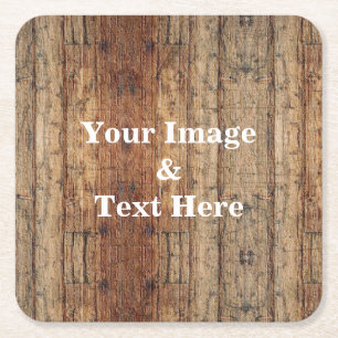 Porta-copo De Papel Quadrado Personalizado Personalizado Sua Própria Foto Praça