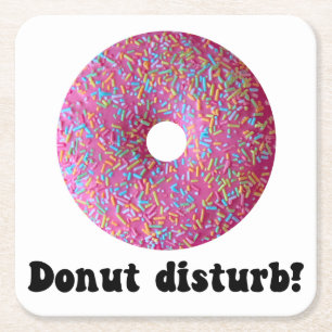 Porta-copo De Papel Quadrado Perturbação da rosquinha