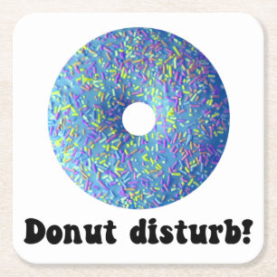 Porta-copo De Papel Quadrado Perturbação da rosquinha