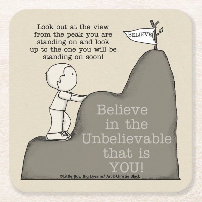 Porta-copo De Papel Quadrado Pico para Pico (Frente)