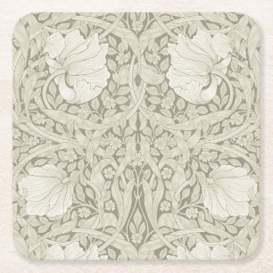 Porta-copo De Papel Quadrado Pimpernel Ivory, William Morris