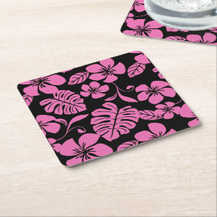 PORTA-COPO DE PAPEL QUADRADO PINK BIKINI (PRETO/PINCO)