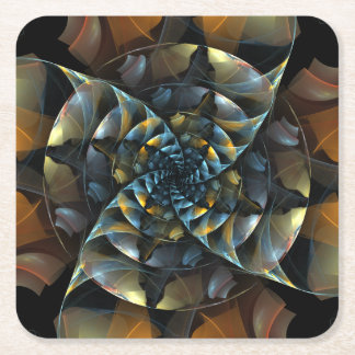 Porta-copo De Papel Quadrado PinWheel Abstrato Art