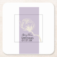 Planta de Algodão Botânico Lavanda Casamento  