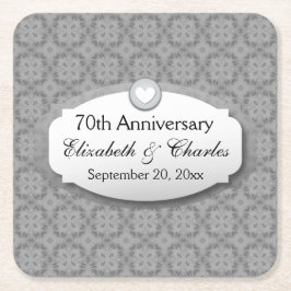 Porta-copo De Papel Quadrado Platinum Z03: 70