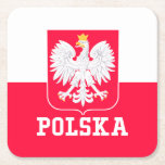 Porta-copo De Papel Quadrado Polônia<br><div class="desc">Polônia</div>