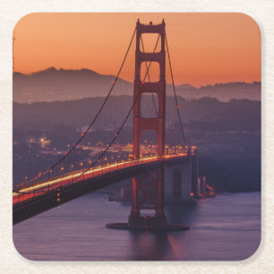 Porta-copo De Papel Quadrado Ponte GoldenGate20150502