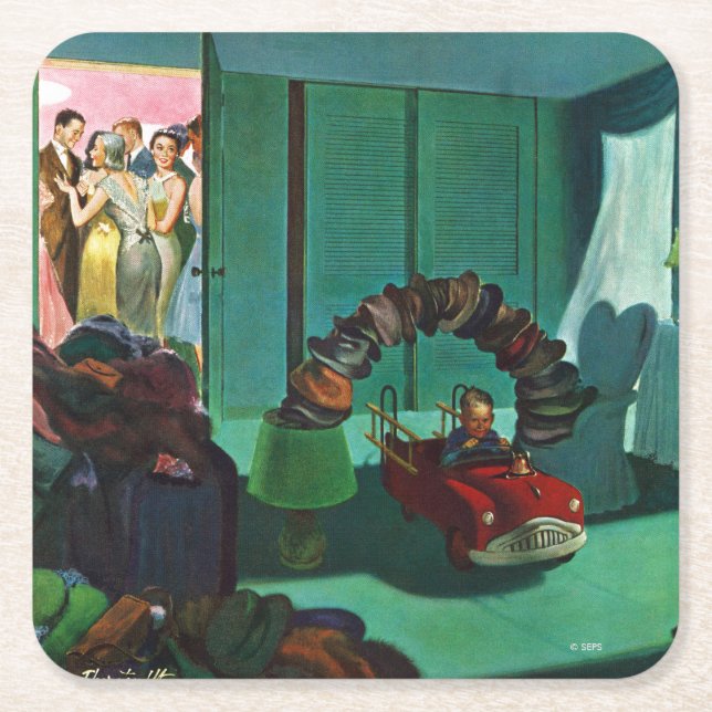 Porta-copo De Papel Quadrado Ponte Hat (Frente)